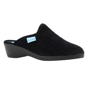 Lunar Womens/Ladies Audrey Mule Slippers / Black